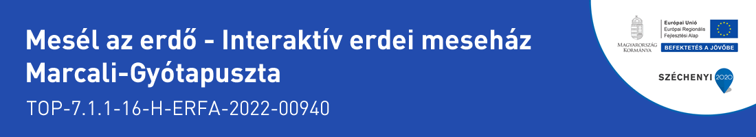 Mesél az erdő - Interaktív erdei meseház Marcali-Gyótapuszta