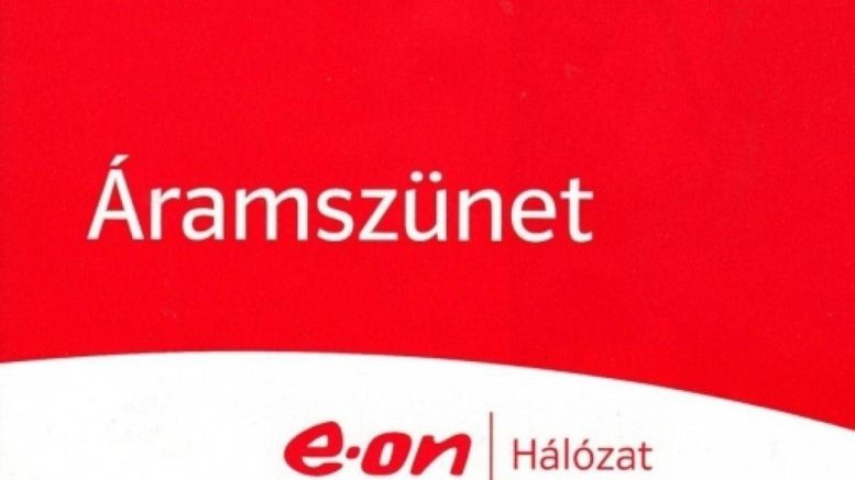 Tervezett áramszünet - 2025.05.13.