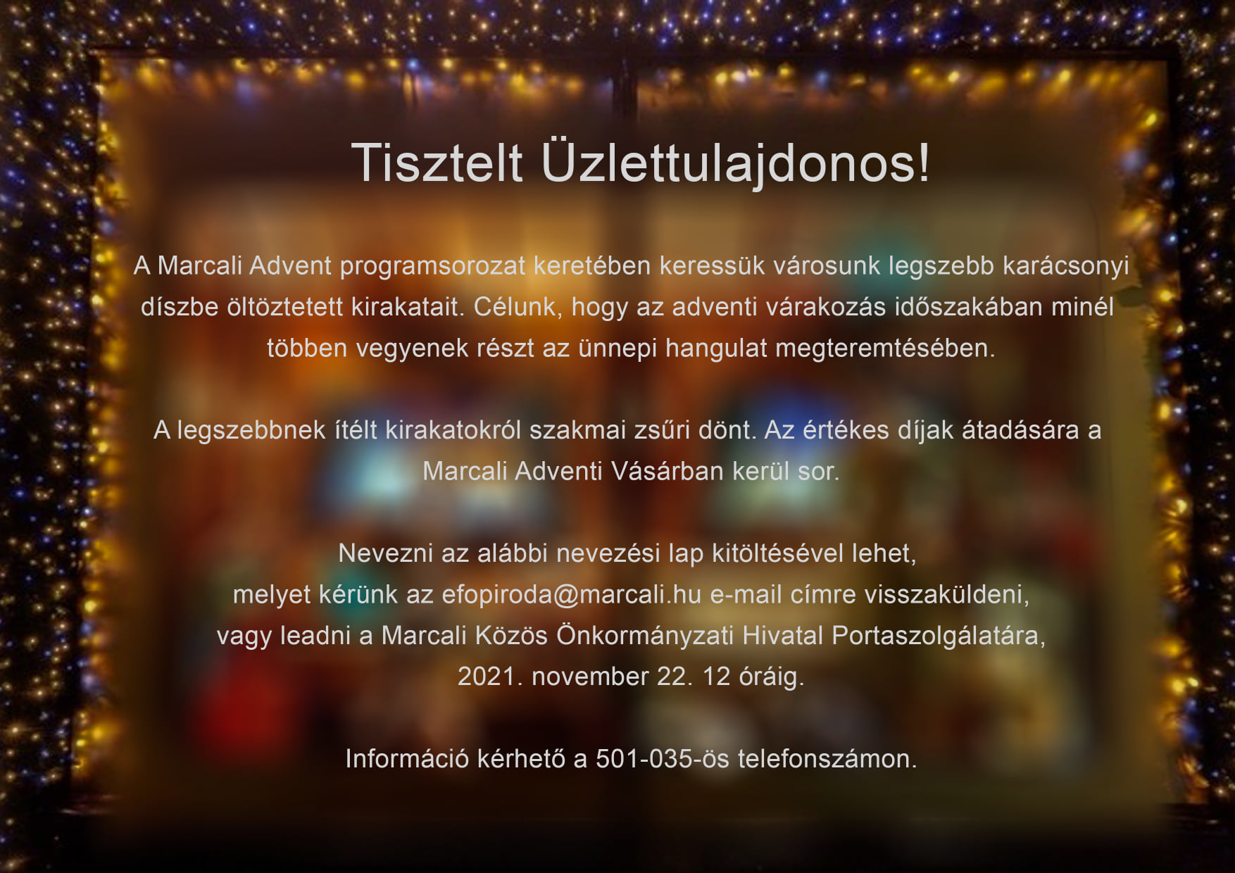 Felhívás kirakatverseny2021