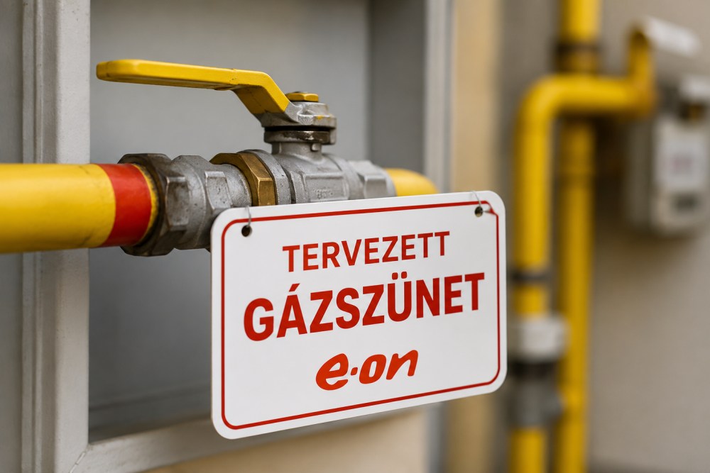 Tervezett gázszünet - 2026.08.04.