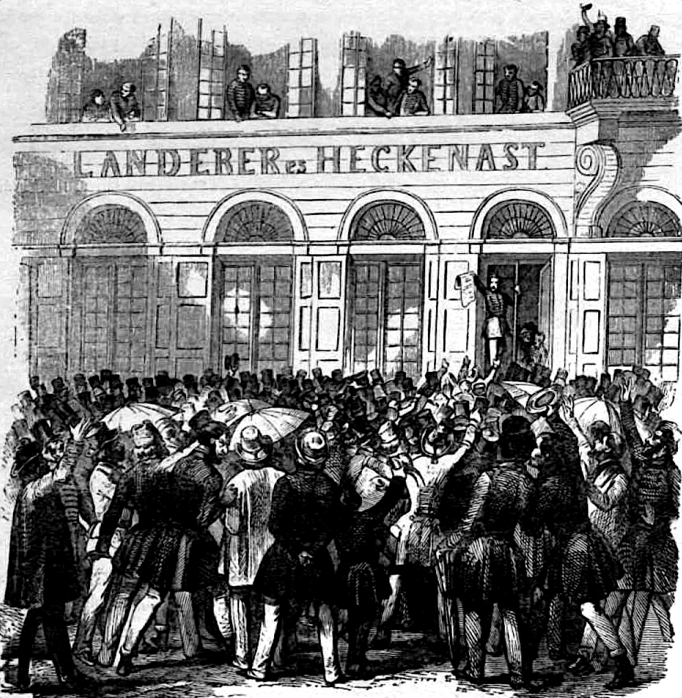 A szabadsajtó első terméke Pesten 1848. március 15